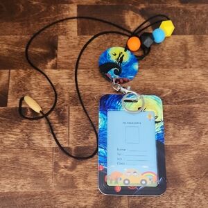 Colorful Kids Lanyard with ID Holder